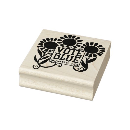 Stemming blauw ongeacht wie 2020 rubberstempel (Stempel)