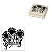 Stemming blauw ongeacht wie 2020 rubberstempel (Gestempeld)