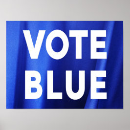 Stemming Blauw over Blauwe Zijde Fotoverkiezingen Poster