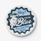 Stemming: blauw | Papieren Bord |  Retro Funny (Voorkant)