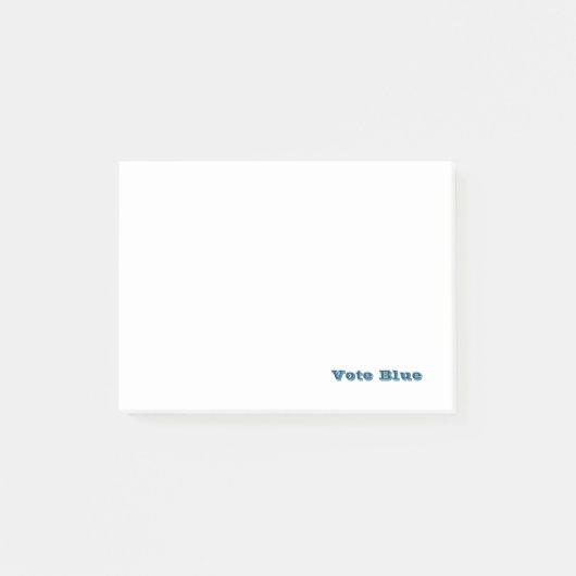 Stemming: blauw post-it® notes (Voorkant)