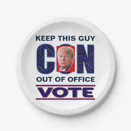 Stemming Blauw Resist Presidential Paper Bord 2024