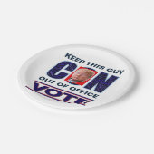 Stemming Blauw Resist Presidential Paper Bord 2024 (Gekanteld)