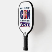 Stemming Blauw Resist Presidentieel 2024 Pickleball Paddle (Links)