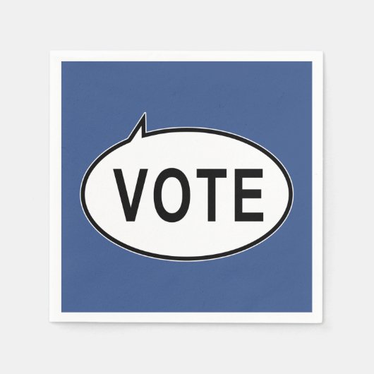 STEMMING - Blauw Servet (Voorkant)