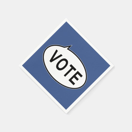 STEMMING - Blauw Servet (Hoek)