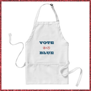 Stemming: blauw standaard schort