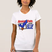 Stemming: blauw t-shirt (Voorkant)