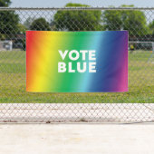 Stemming blauw, wit Biden pride lgbetq lgbt Spandoek (Insitu)