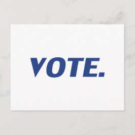 "Stemming" blauw wit Briefkaart