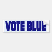 Stemming: blauwe Bumpersticker 2020 (Voorkant)