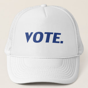 " stemming " blauwe letters trucker pet