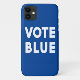 Stemming blauwe vettekst blauw Case-Mate iPhone case