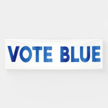 Stemming: blauwe vettige tekst waterverf politiek