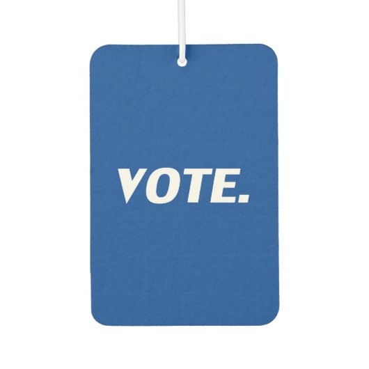 " stemming " - blauwe witluchtverfrisser luchtverfrisser (Voorkant)