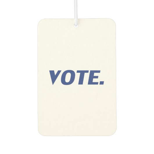 " stemming " - blauwe witluchtverfrisser luchtverfrisser (Voorkant)