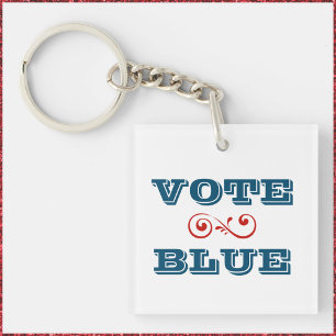 STEMMING BLUE Sleutelhanger