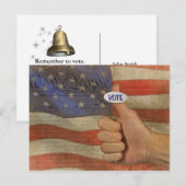 Stemming! Briefkaart (Voorkant / Achterkant)