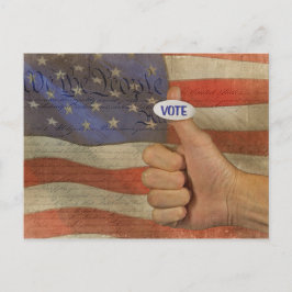 Stemming! Briefkaart