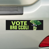 Stemming: Bro Ccoli Bumpersticker (Op auto)