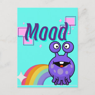 stemming, buitenaardse regenboog briefkaart