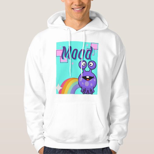 stemming, buitenaardse regenboog hoodie (Voorkant)