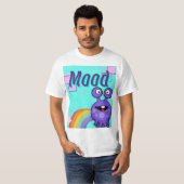 stemming, buitenaardse regenboog t-shirt (Voorkant volledig)