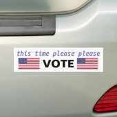 Stemming Bumpersticker (Op auto)