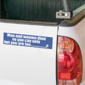 Stemming Bumpersticker (Op Truck)