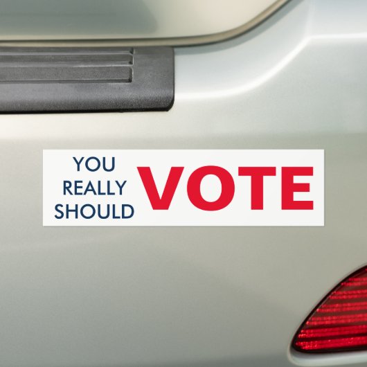 STEMMING BUMPERSTICKER (Op auto)