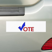 Stemming Bumpersticker (Op auto)