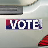 STEMMING bumpersticker. Bumpersticker (Op auto)