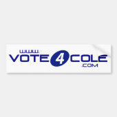 Stemming: Bumpersticker Cole (Voorkant)