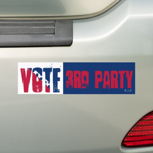 Stemming Bumpersticker derde partij (Op auto)
