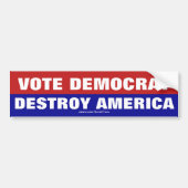 Stemming: Bumpersticker Destroy America (Voorkant)