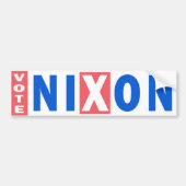 Stemming:  Bumpersticker Nixon (Voorkant)