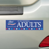 Stemming - Bumpersticker Volwassenen (Op auto)