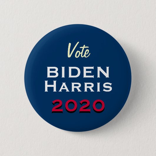 Stemming: Button van de Campagne BIDEN HARRIS 2020 (Voorkant)