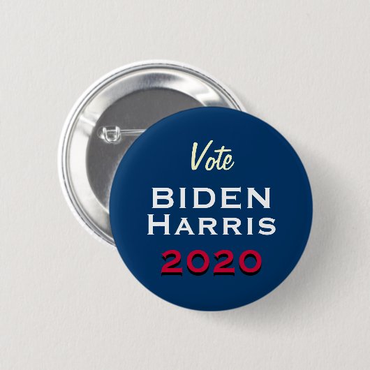 Stemming: Button van de Campagne BIDEN HARRIS 2020 (Voorkant /achterkant)