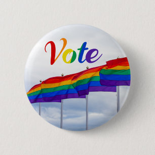 Stemming: Button van de regisseboog-Gay Pride LGBT