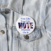 Stemming Buttonnen Ronde Button 7,6 Cm (In situ)