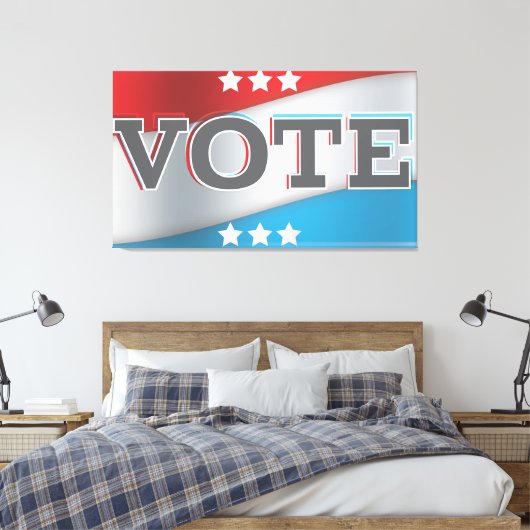 stemming canvas afdruk (Insitu (Slaapkamer))