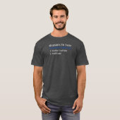 Stemming conservatief | Canadese politieke humor T-shirt (Voorkant volledig)