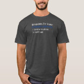 Stemming conservatief | Canadese politieke humor T-shirt (Voorkant)