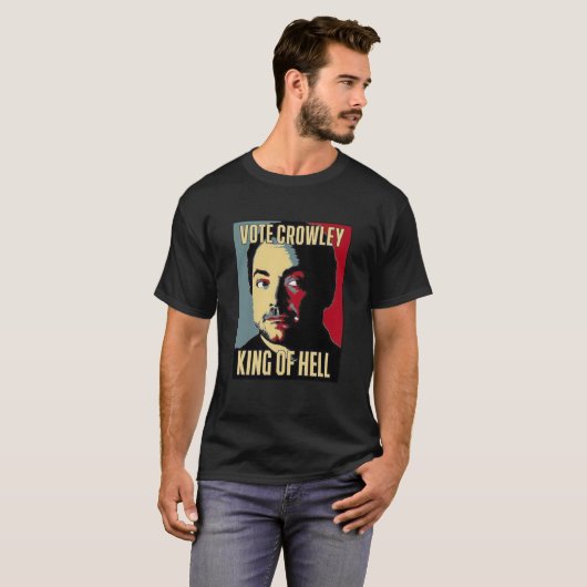 Stemming: Crowley - KING OF HELL Essential T-shirt (Voorkant volledig)