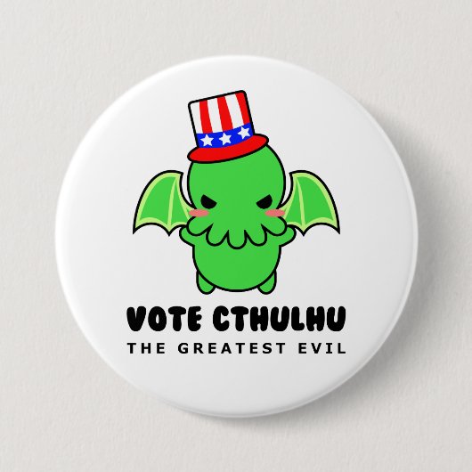 Stemming: Cthulhu voor de Button van Presidenten (Voorkant)