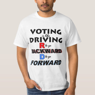 Stemming D om door te gaan T-shirt