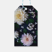 Stemming Dahlia Bloemstuk Cadeaulabel (Achterkant)