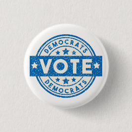Stemming-democraat Ronde Button 3,2 Cm