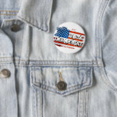 Stemming-democraat Ronde Button 5,7 Cm (In situ)